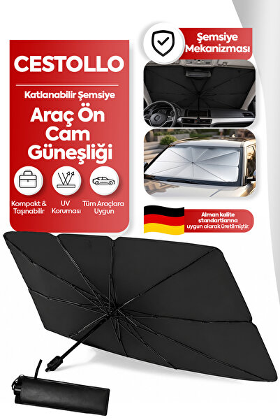 Cestello Araba Güneş Gölge Koruyucu Yenilenmiş Yansıtma Teknoloji Şemsiye Oto...