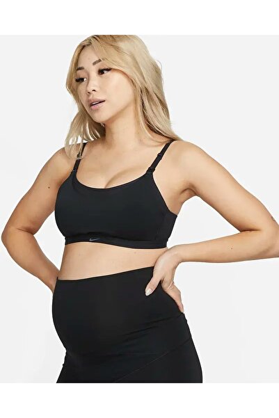 Nike Dri-Fit Alate m Maternity Nursing Sports Bra Black |   Dv9375-025