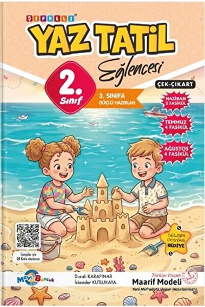 Mavi Boncuk 2. Sınıf Yaz Tatil Kitabı Şifreli Maarif Model