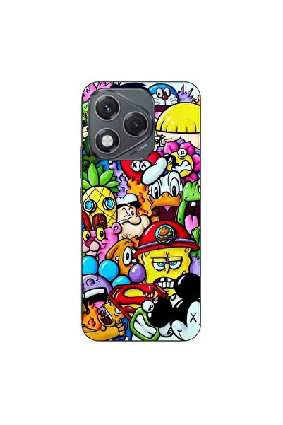 OEM Husa compatibila cu Honor 400 Lite Silicon Gel Tpu Model Pop Art Cartoons