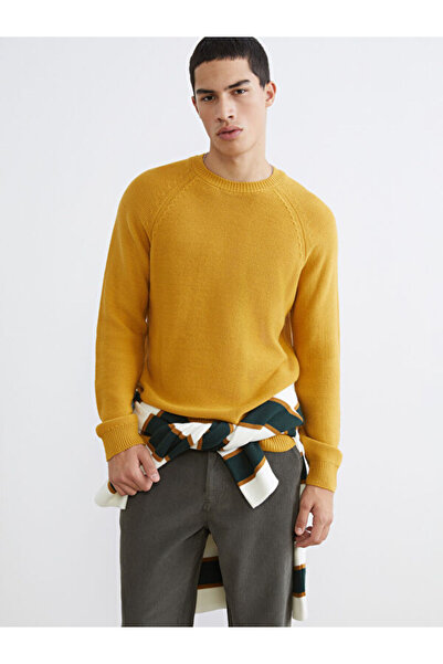 LC Waikiki Rmz Gi̇yi̇m Farkiyla Zero Roba Collar Men's Knitwear Sweater