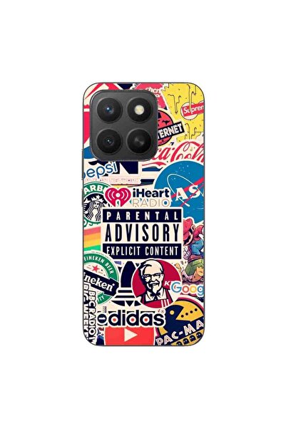OEM Husa compatibila cu Honor X8c Silicon Gel Tpu Model Pop Art Brands