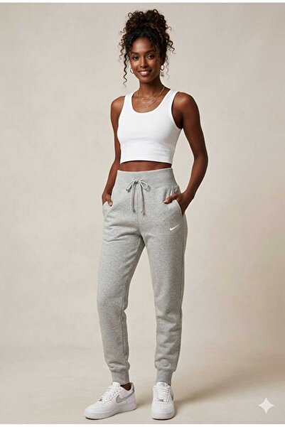 Nike Sportswear Phoenix Fleece Kadın Yüksek Bel Eşofman Altı yakamoz spor