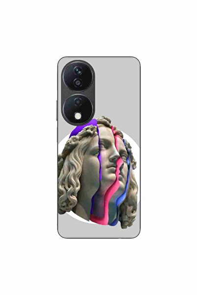 OEM Husa compatibila cu Honor X7b Silicon Gel Tpu Model Neon Ruins