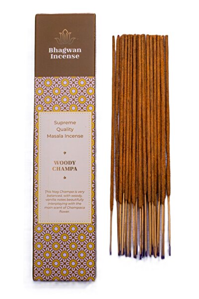 Bhagwan Incense Champa Lemnos - bețișoare parfumate masala naturale premium, 15g