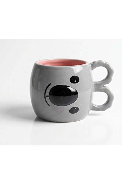 ARVALE Special Design 3D Koala Themed Ceramic Coffee and Tea Cup - 400 ml