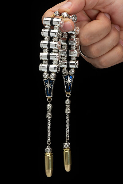 OTTOTESBİH Certified Bullet Design 105Gr Alpaca Metal Rosary Zaza Rosary