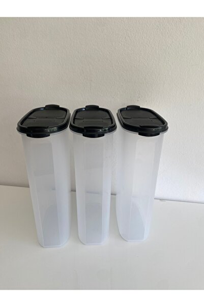 Tupperware Oval bakliyat ve kuru gıda saklama kabı 2.9LT 3 lü