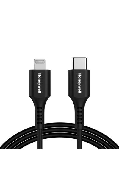 HONEYWELL كابل من النوع C إلى لايتنينج بطول 1.8 متر باللون الأسود