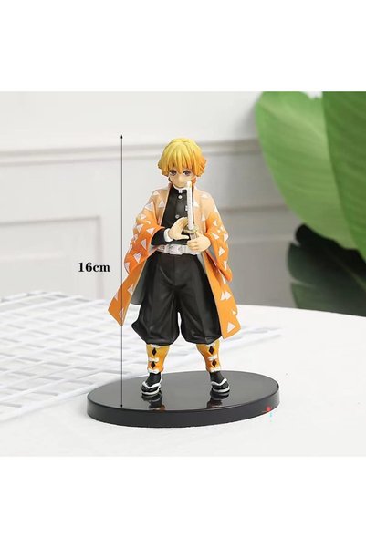 Hediye Vakti Demon Slayer Kimetsu No Yaiba Zenitsu Agatsuma Katana Aksiyon Figür Anime Oyuncak