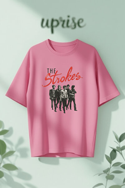 Vordevia The Strokes Printed Cotton Oversize T-Shirt