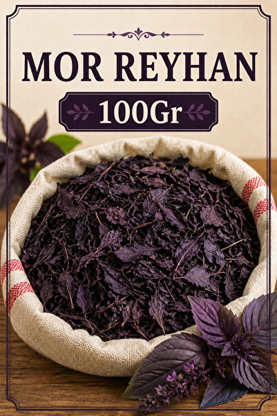 Bayguru Mor Reyhan 100Gr – Doğal & Katkısız Mor Reyhan Otu