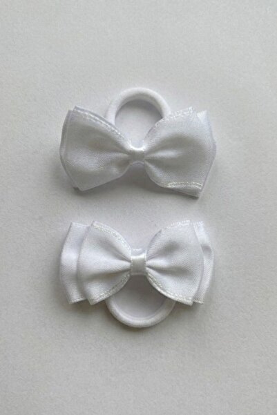 VERA HOUSE Girls' White Mini Bow Hair Clip Set - Cute White Bow Children's Ha...