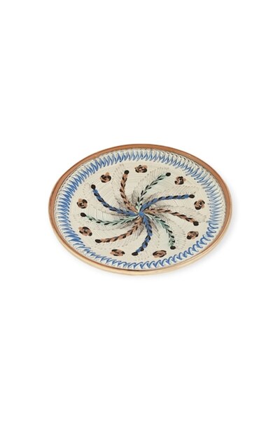 CERAMICA DE HOREZU Traditional Plate Model 1922 D1C3 Multicolored M5 22cm