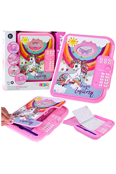 KentOyuncaK Pembe Elektronik Oyuncak Tablet(Günlük Defteri)