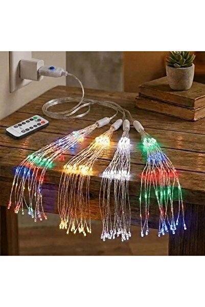 sylar 4’lü Açılır LED Işık Seti – 8 Farklı Işık Modlu, Kumandalı, USB Kablolu...