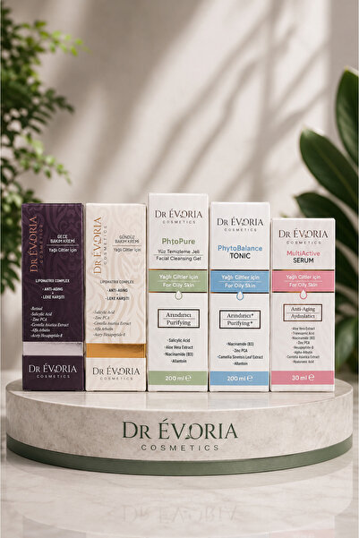 DR EVORİA COSMETICS Yağlı Ciltler Bakım Seti - 1