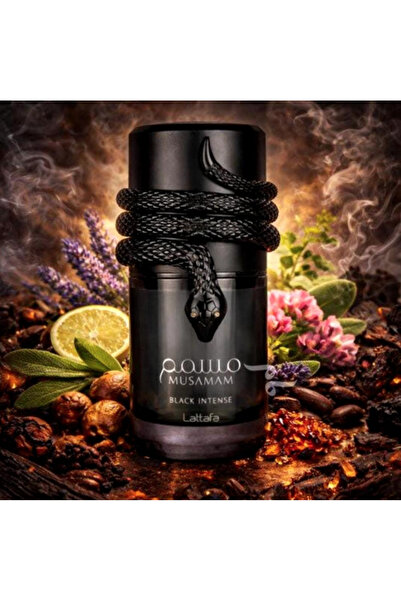 lattafaa عطر مسمم بلاك انتنس الاسود Musamam Black Intense