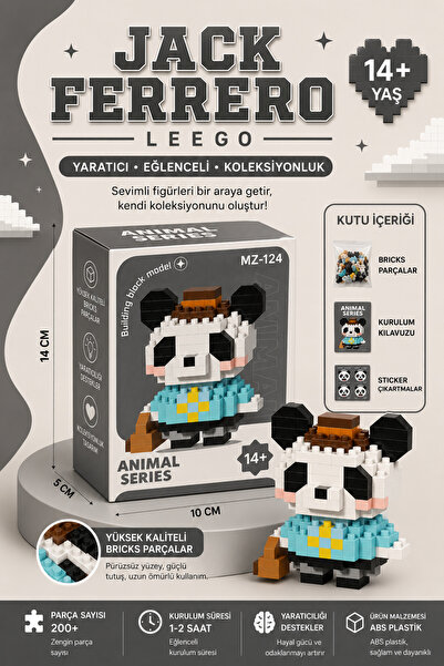 Jack Ferrero Cute Figure Mini Block Building Set – Mini Building Toy Set - Cu...