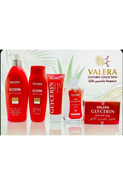 Valera Glycerin Collection With Body Lotion, Cream, Oil & Glycerin Soap - 4in...