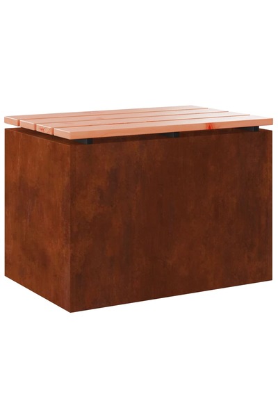 vidaxl Garden bench Rusty 60 x 40 x 43 cm