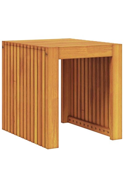 vidaxl Masă laterală Ulei 43 x 36 x 40 cm Lemn solid de tec