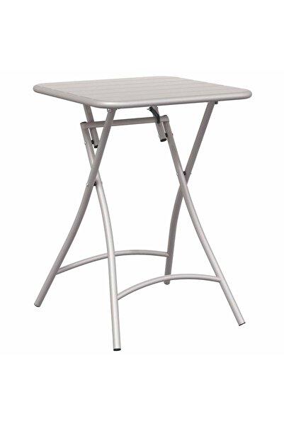 vidaxl Bistro table Beige 55 x 55 x 72.5 cm Powder-coated steel