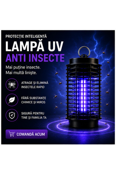 OEM SET 1+1 LAMPA UV ANTI INSECTE (RO-V06)