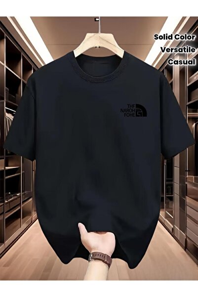bolivia's Men's 100% Cotton Round Neck Short Sleeve T-Shirt - Minimalist Soli...