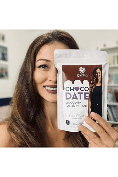 Golden Flavours Choco Date - Ciocolată Caldă Instant, BIO, cu Gust Intens de ...