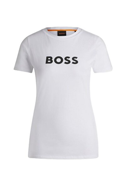 BOSS Γυναικείο C_Elogo 5 T-Shirt Λευκό 50501139-100