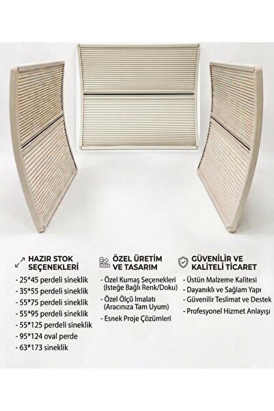 gazi KARAVAN PERDESİ OVAL BÜKÜMLÜ 95x124