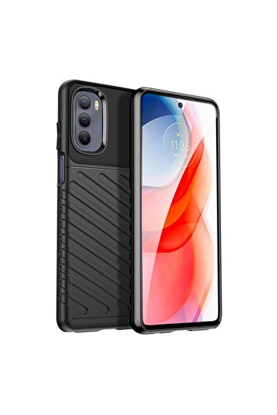 OEM Husă flexibilă din TPU Thunder pentru Motorola Moto G Stylus 2022 - Negru