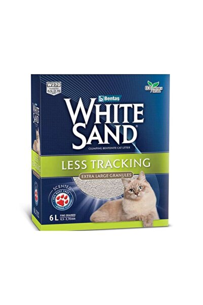 WHİTE SAND Άμμος Μπετονίτη Less Tracking 6lt