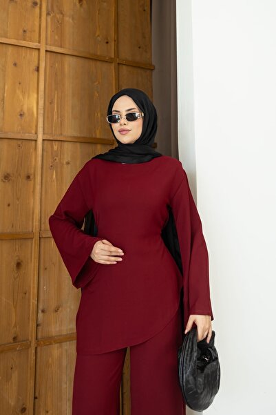 berfim butik Zarif Bağlama Detaylı İkili Takım
