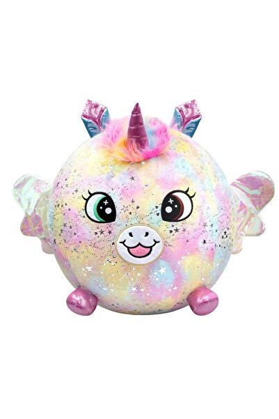 Biggies Jucarie de plus gonflabila, Biggies, Shiny Corns, Unicorn, Rainbow