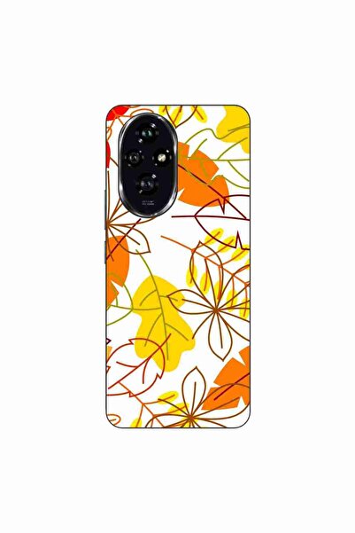 OEM Husa compatibila cu Honor 200 Silicon Gel Tpu Model Autumn Vivid Leaves