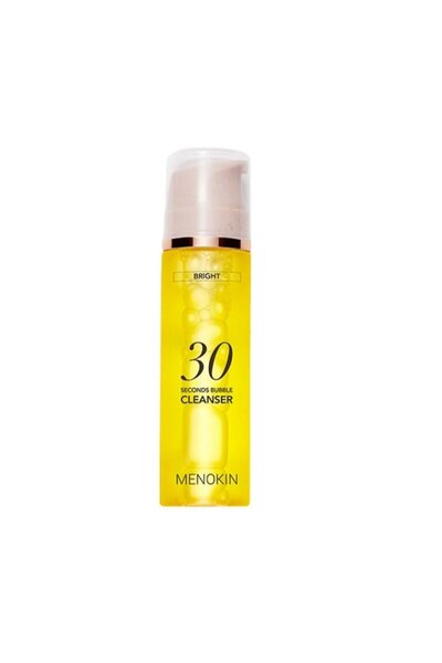 Menokin 30 SECONDS BUBBLE CLEANSER BRIGHT - Facial Cleansing Gel in Foam Form...
