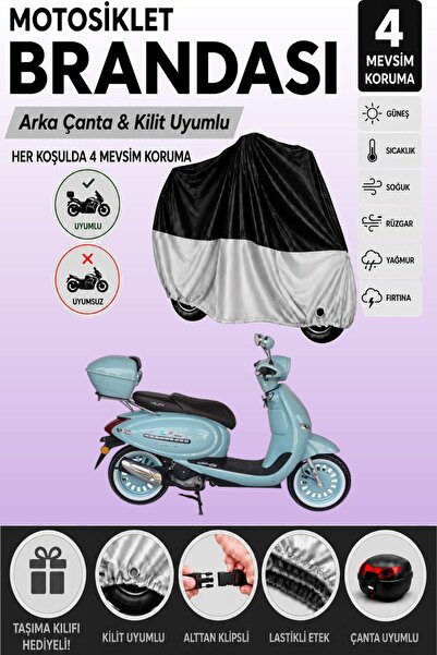 Cemku Double Black Top - Gray Bottom, Rear Bag Compatible Arora Ar 50 Cappucc...