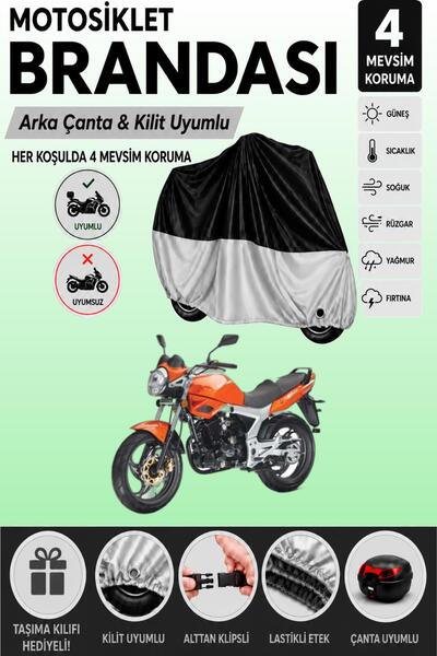Cemku Double Black Top - Gray Bottom, Rear Bag Compatible Kanuni Gt 170 Motor...