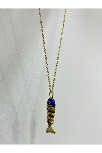 LUMI TAKI-SAAT Gold Colored Fish Necklace