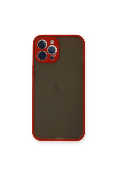 OEM Apple iPhone 12 Pro Case Montreal Silicone Cover - Red