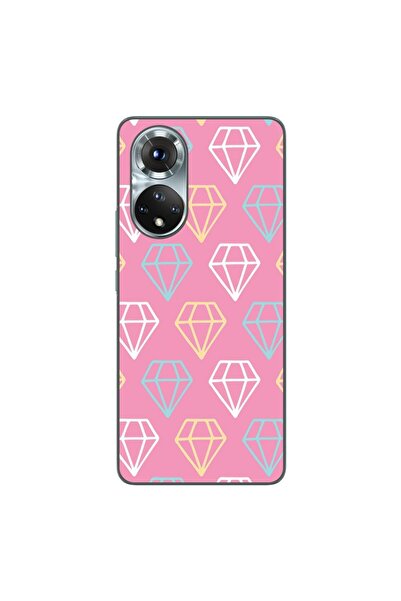 OEM Husa compatibila cu Honor 50 Silicon Gel Tpu Model Diamond Pattern Doodles