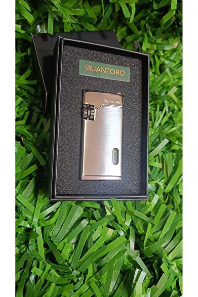 Quantoro Çift Torch Pürmüz Metal Doldurulabilir Gazlı Çakmak''SIRADAN HEDİYEL...