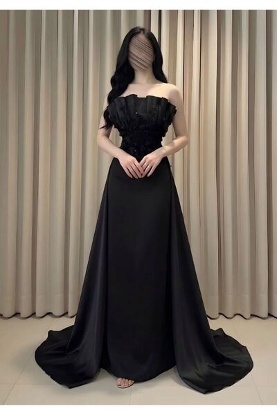 MAYASAN Elegant Evening Dress Black