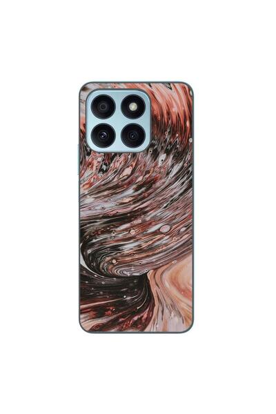 OEM Husa compatibila cu Honor X8b Silicon Gel Tpu Model Copper Stream