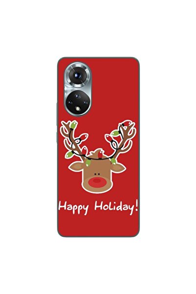 OEM Husa compatibila cu Honor 50 Silicon Gel Tpu Model Craciun Ren Happy Holiday
