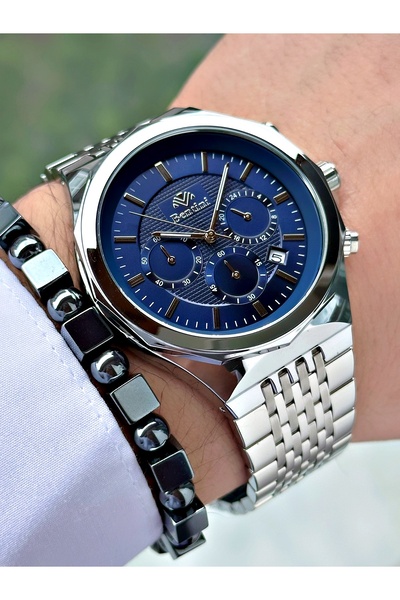 Bentini Men's Wristwatch – Functional, Steel Band, Waterproof, 2-Year Warrant...