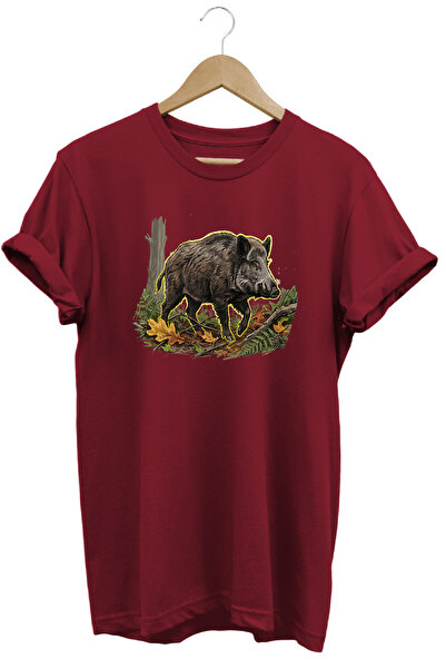 remonz Tricou cu imprimeu Wild Boar pentru teren accidentat și natură, îmbrăc...