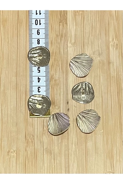Öztürk Tuhafiye Model Z.A.R.A. (În formă de stridie) Buton metalic 2cm 6 bucă...